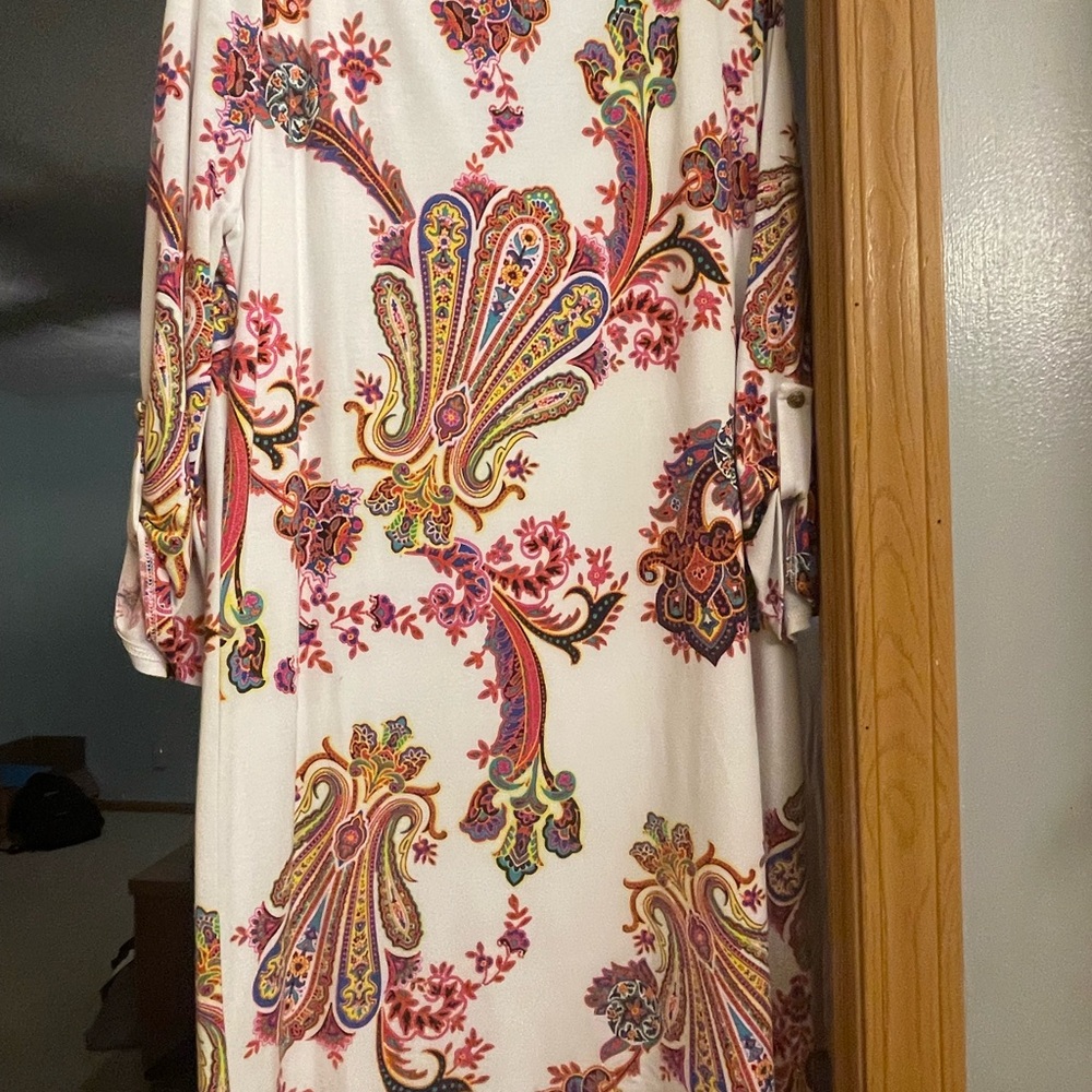 Pinkblush Multicolor Paisley Backless Dress - Picture 2 of 4